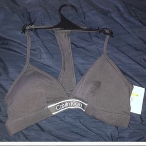 Grey Calvin Klein shorts bra. Size M.